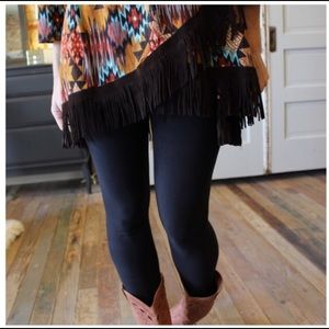 ‼️PLUS SIZE‼️ Black Brushed Leggings